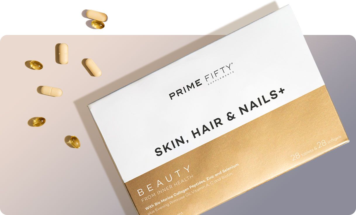 Prime Fifty Skin, Hair & Nails Anti-Ageing Supplements