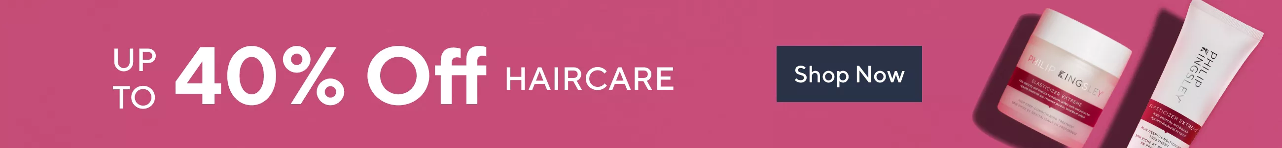 Up to 40% off haircare