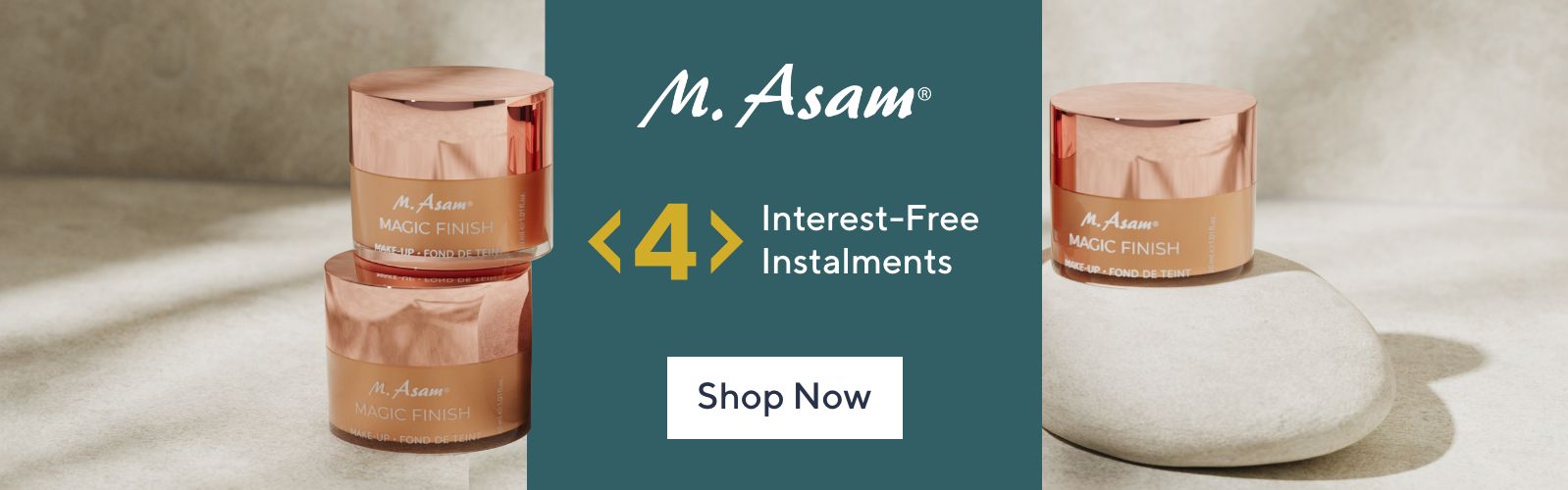 M.Asam in 4 Interest-Free