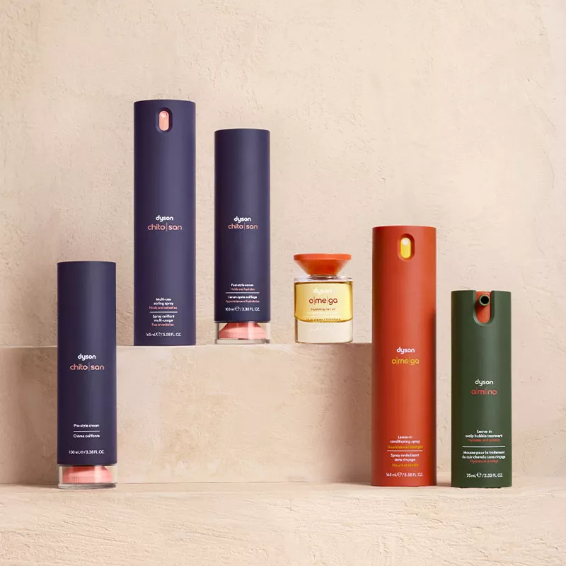Dyson haircare products