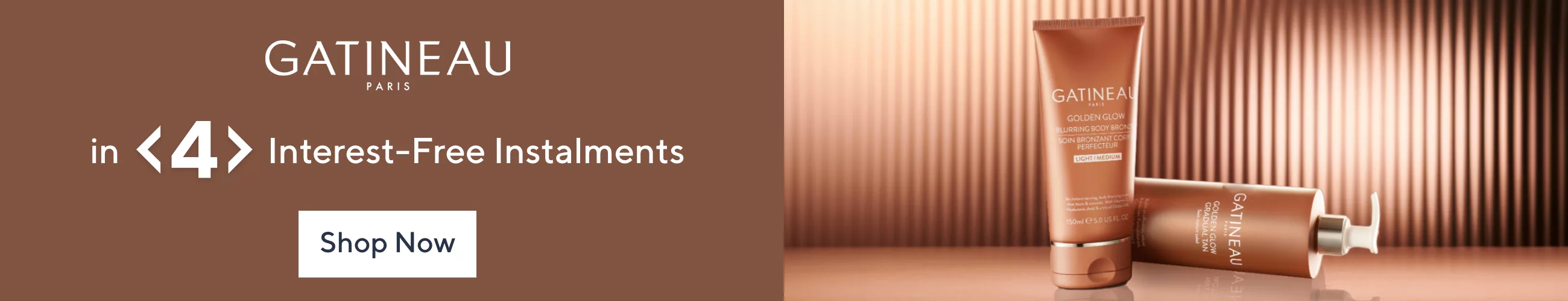 GATINEAU skincare and bodycare in 4 interest-free instalments