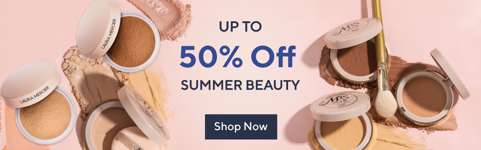Up to 50% off summer beauty