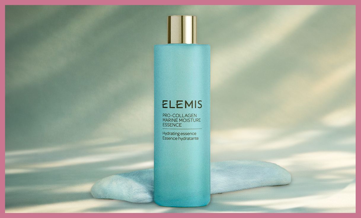 Shop Elemis Supersize Pro-Collagen Marine Moisture Essence with headband