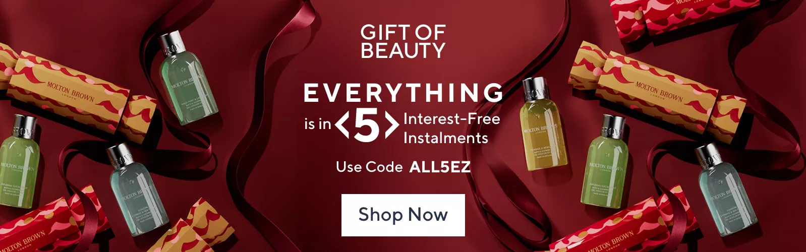 Beauty in 5 interest-free instalments