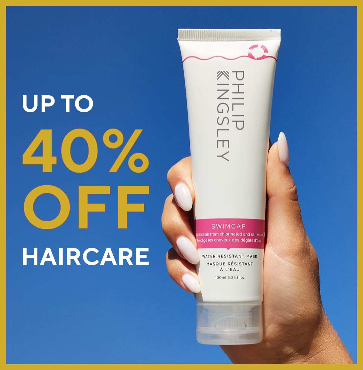 Shop haircare with up to 40% off