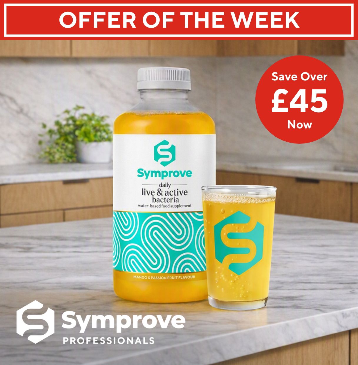 Spread the cost of this Symprove Daily Live Bacteria supplement