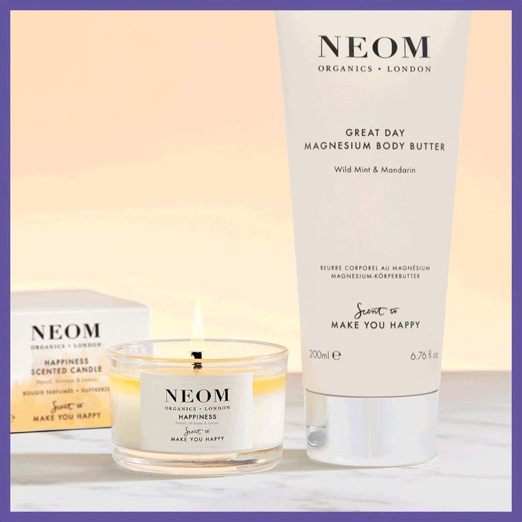 Spread the cost of this NEOM Wellbeing Magnesium Body Butter & Travel Candle Duo