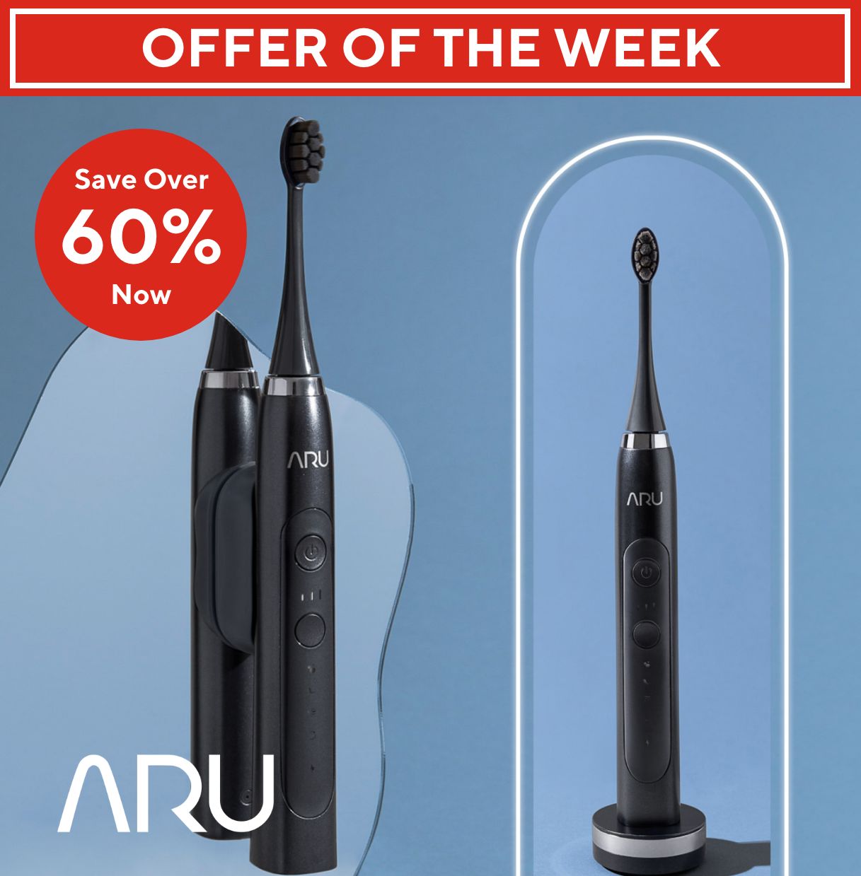Spread the cost of this  ARU Sonic Toothbrush Starter Kit