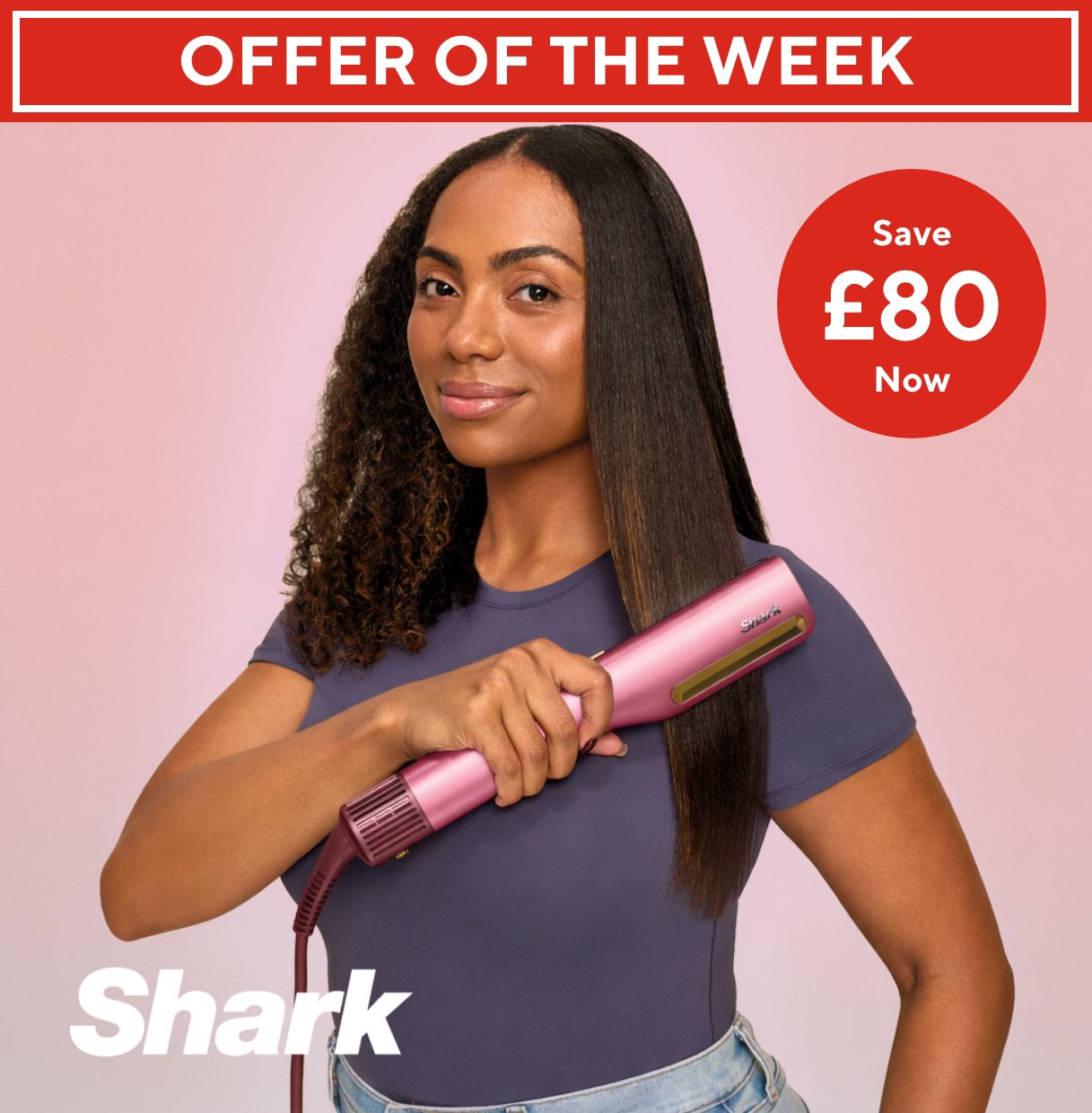 Spread the cost of this Shark SilkiPro Straight 3-in-1 Ceramic Air Straightener