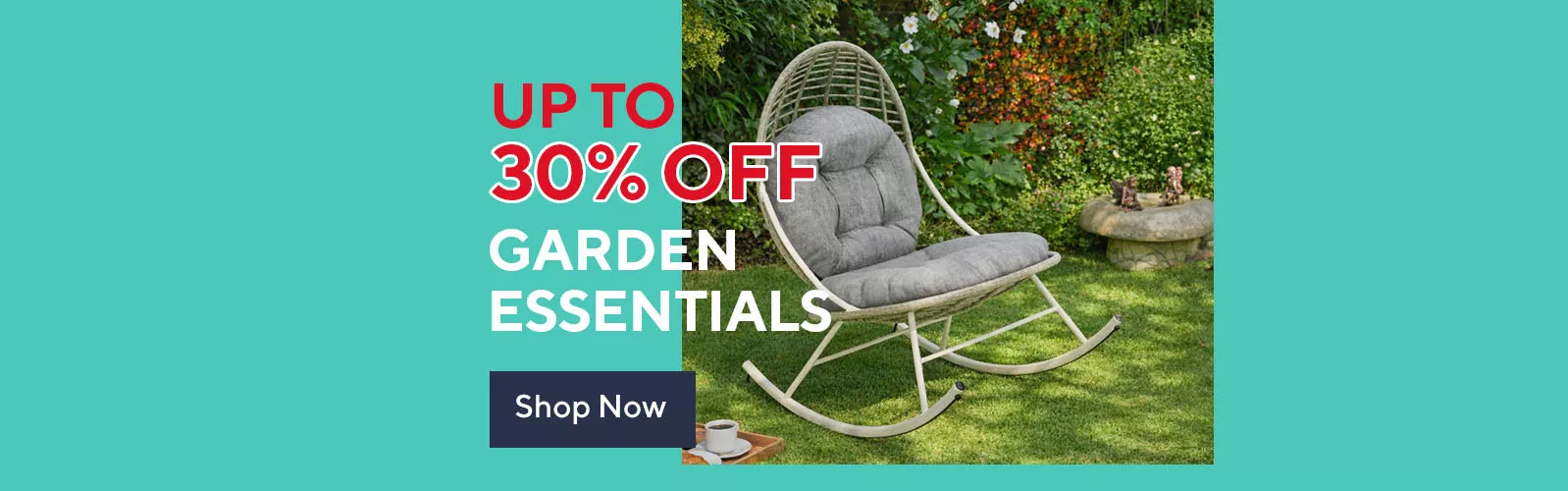 Offers on garden essentials with up to 30% off