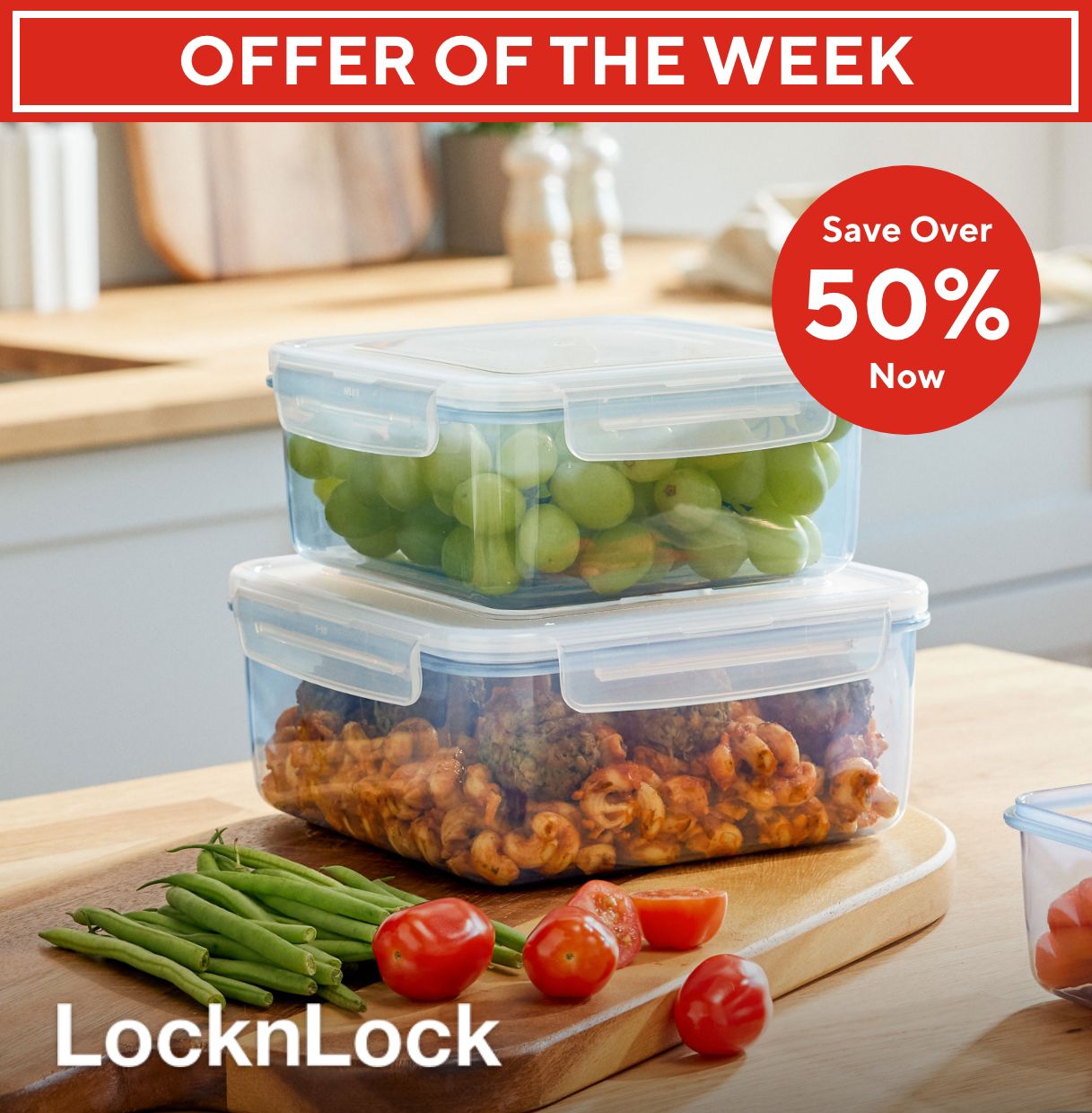 Spread the cost of this LocknLock 5 Piece Classic Storage Container Set