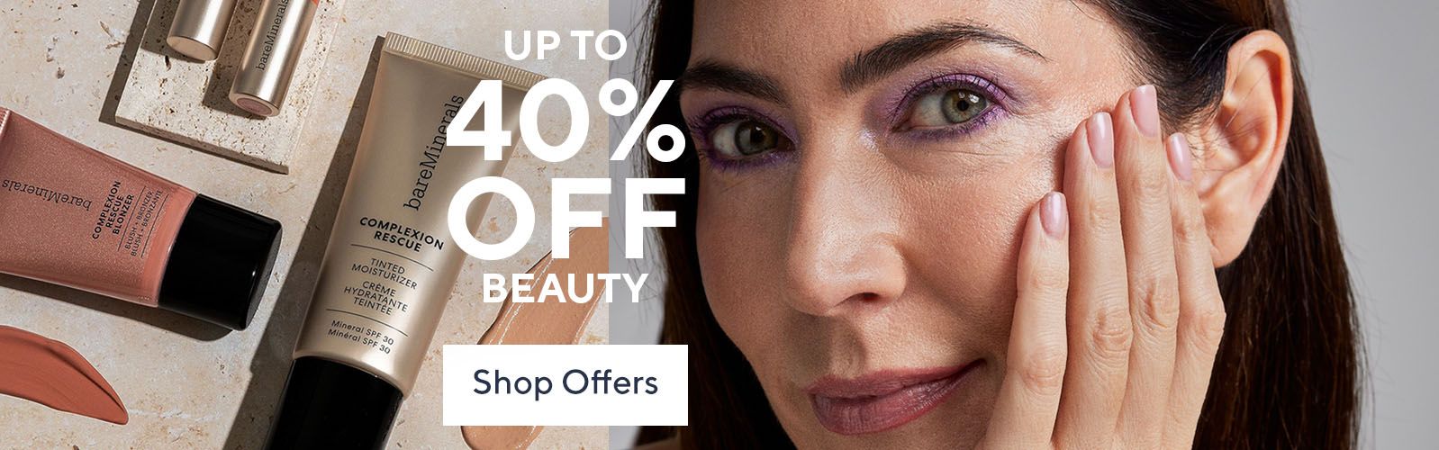 Up to 40% off beauty