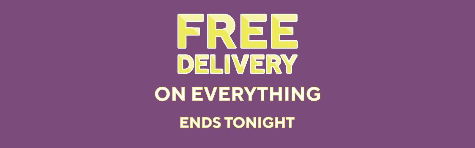 Shop everything with free delivery