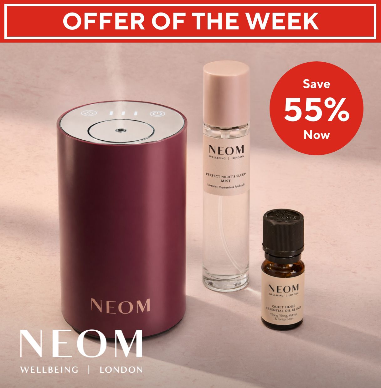 Spread the cost of this  NEOM Wellbeing Pod Mini 3 Piece Collection