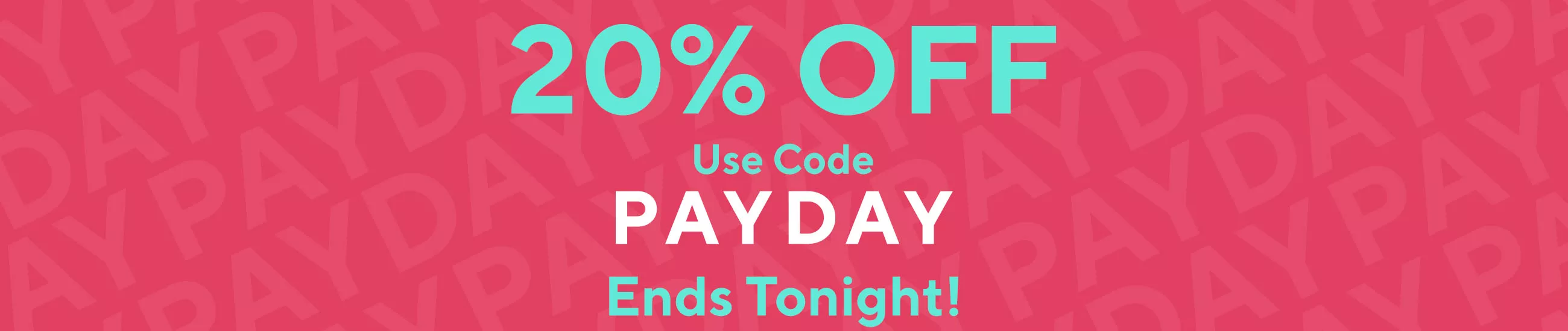 Payday offers with 20% off