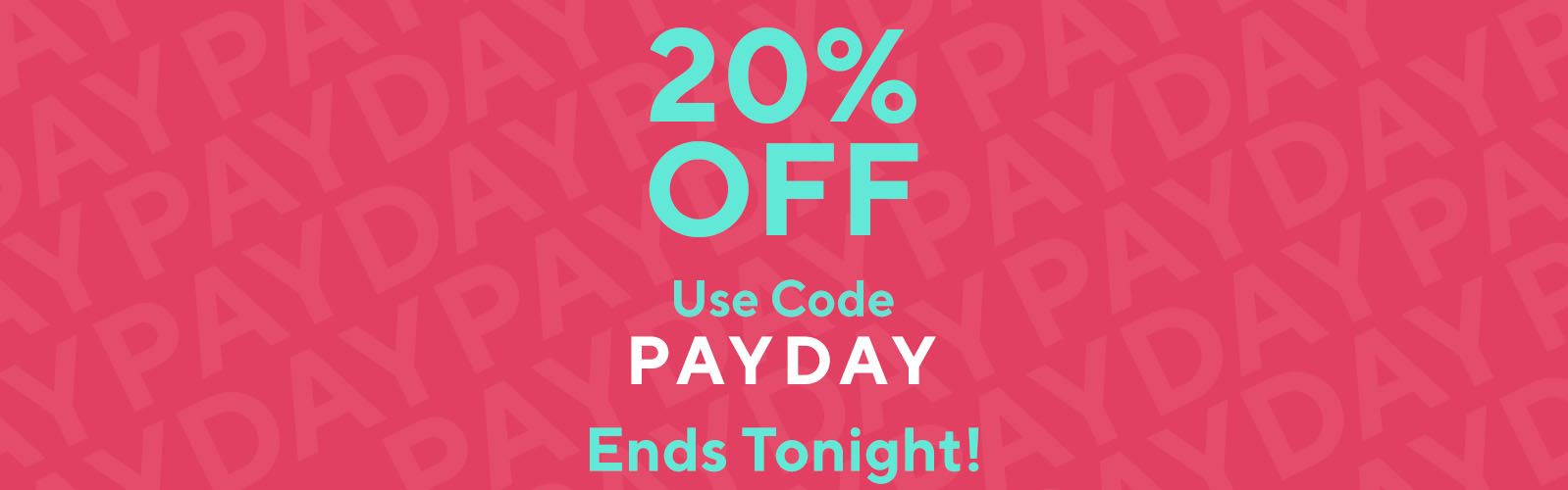 Payday offers with 20% off