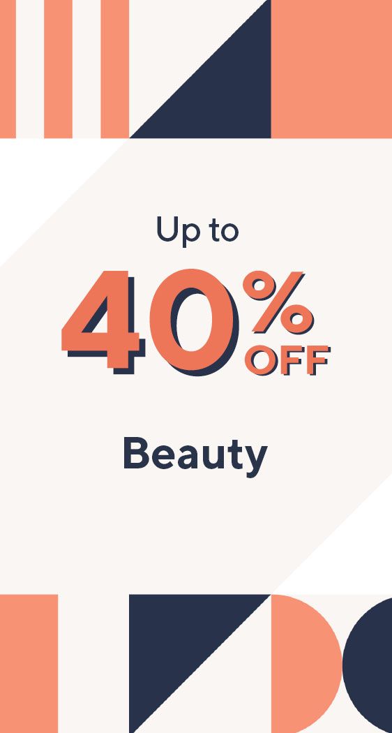 Up to 40% Off Beauty 
