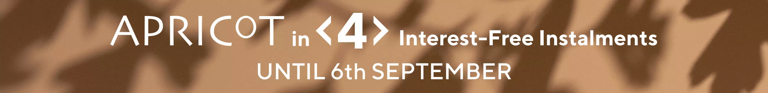 Apricot in 4 Interest-Free Instalments
