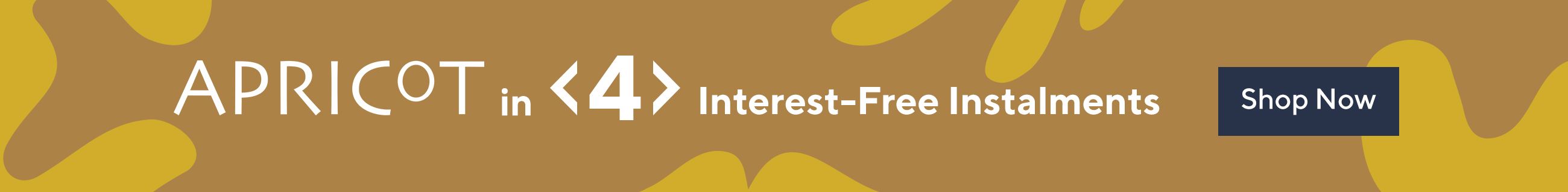 Apricot in 4 interest-free instalments