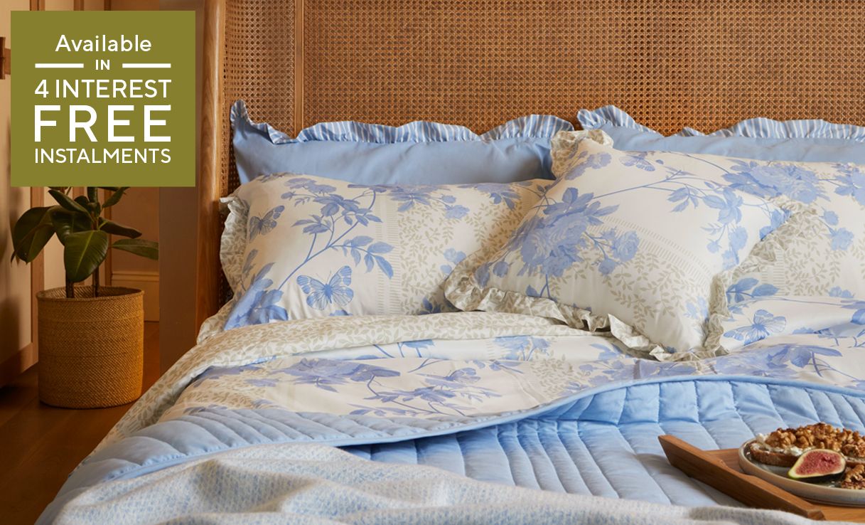 Exclusive bedding in 4 interest-free instalments