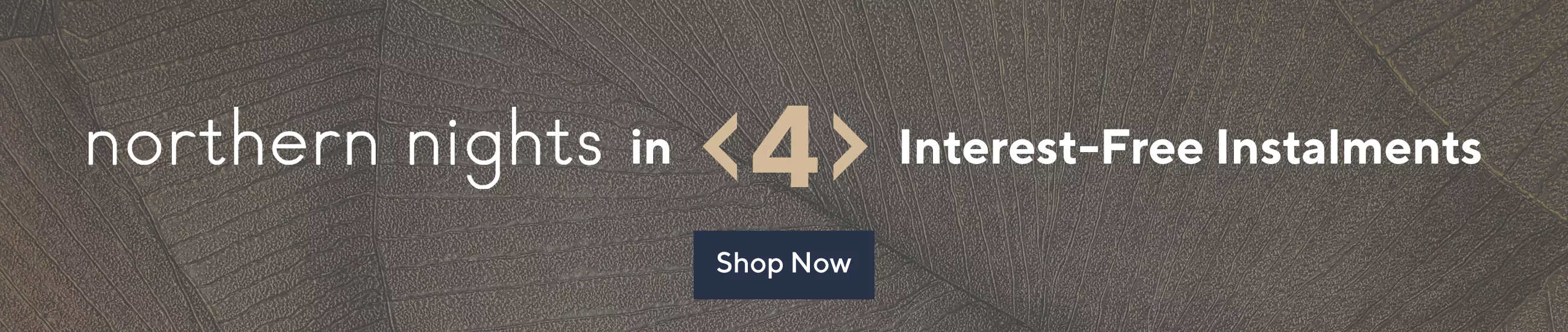 Northern Nights bedding in 4 interest-free instalments