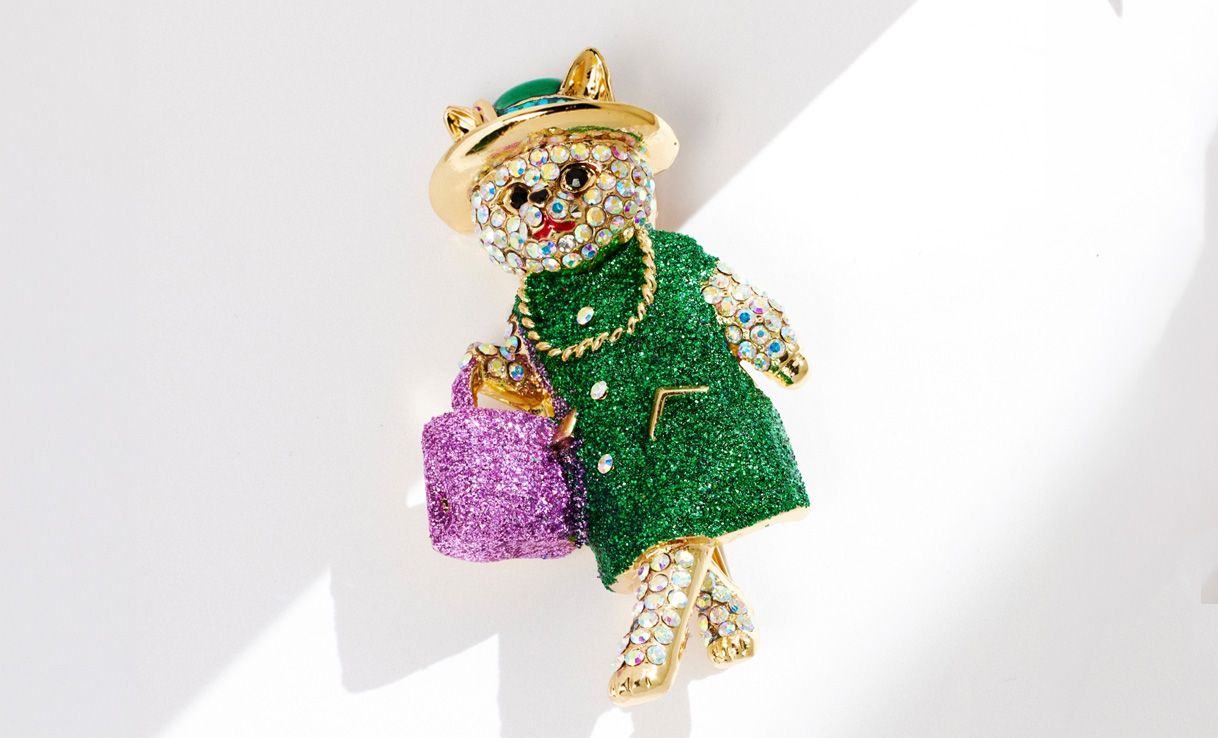 Butler & Wilson Fashion Cat Brooch