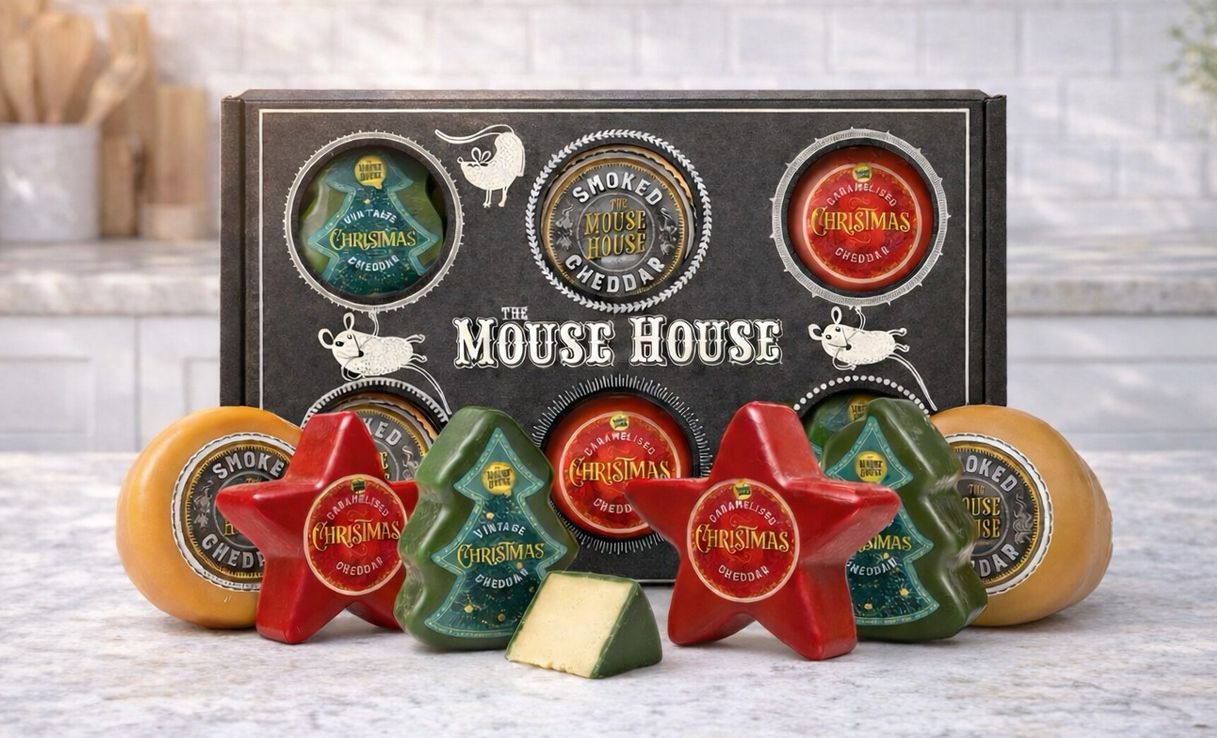 The Mouse House set of six Festive Truckle Selection
