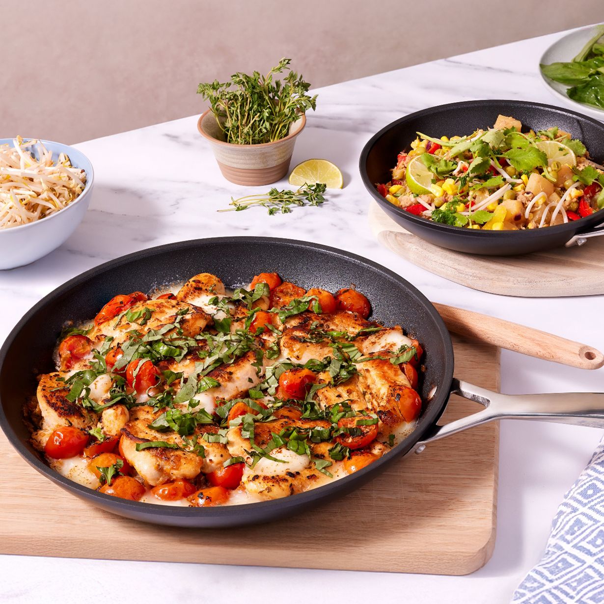Le Creuset Toughened Non-Stick Set of 2 Frying Pans
