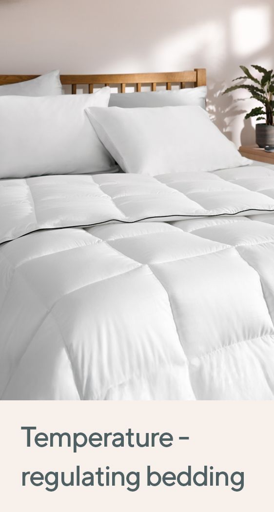 Temperature-regulating bedding