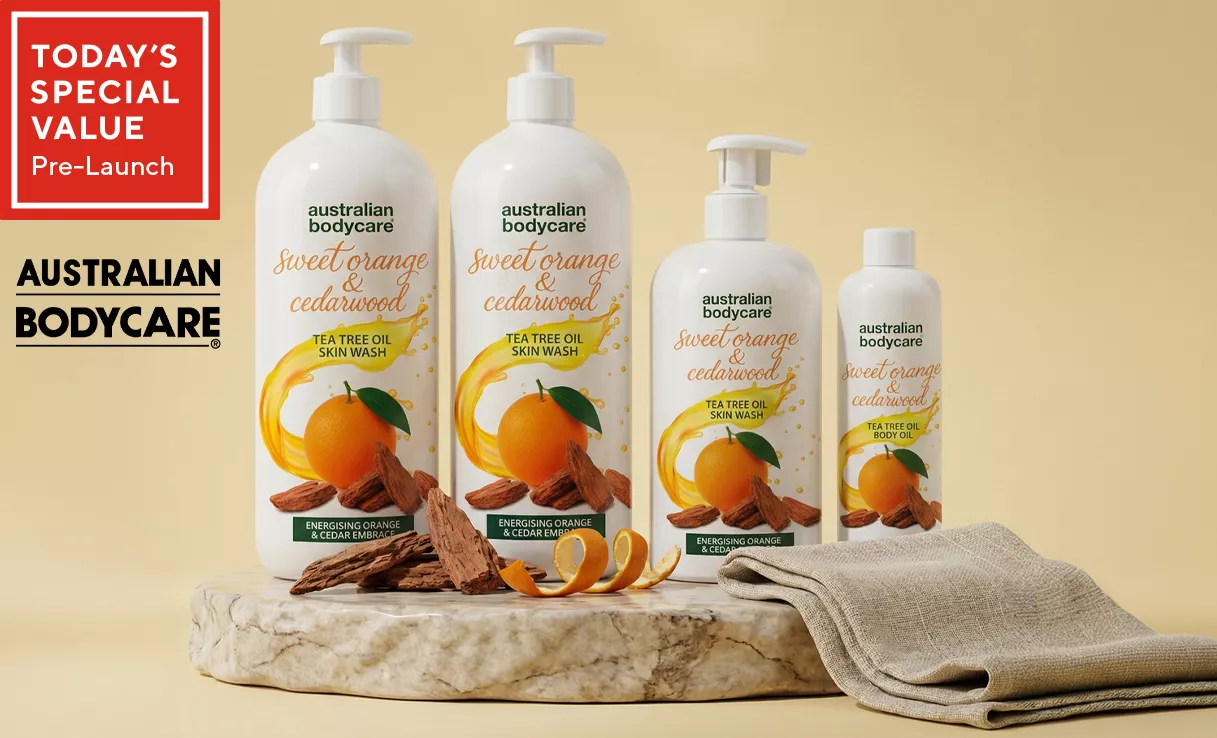 Spread the cost of this Australian Bodycare 4 Piece Summer Skin Wash & Body Oil Set