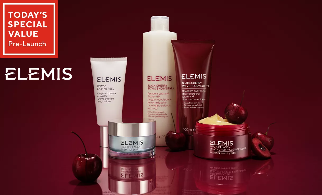 Spread the cost of this Elemis Pro-Collagen Black Cherry Face & Body 5 Piece Collection