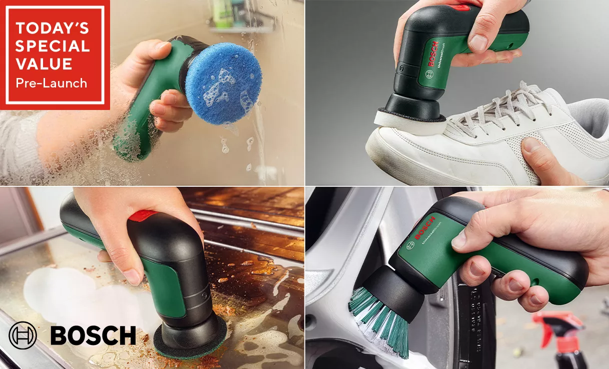 Spread the cost of this Bosch UniversalBrush Set with Extra Brushes & Carry Case