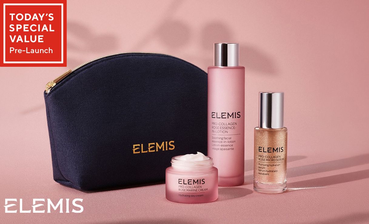 Spread the cost of this Elemis Pro-Collagen Rose Firm & Hydrate 3 Piece Collection