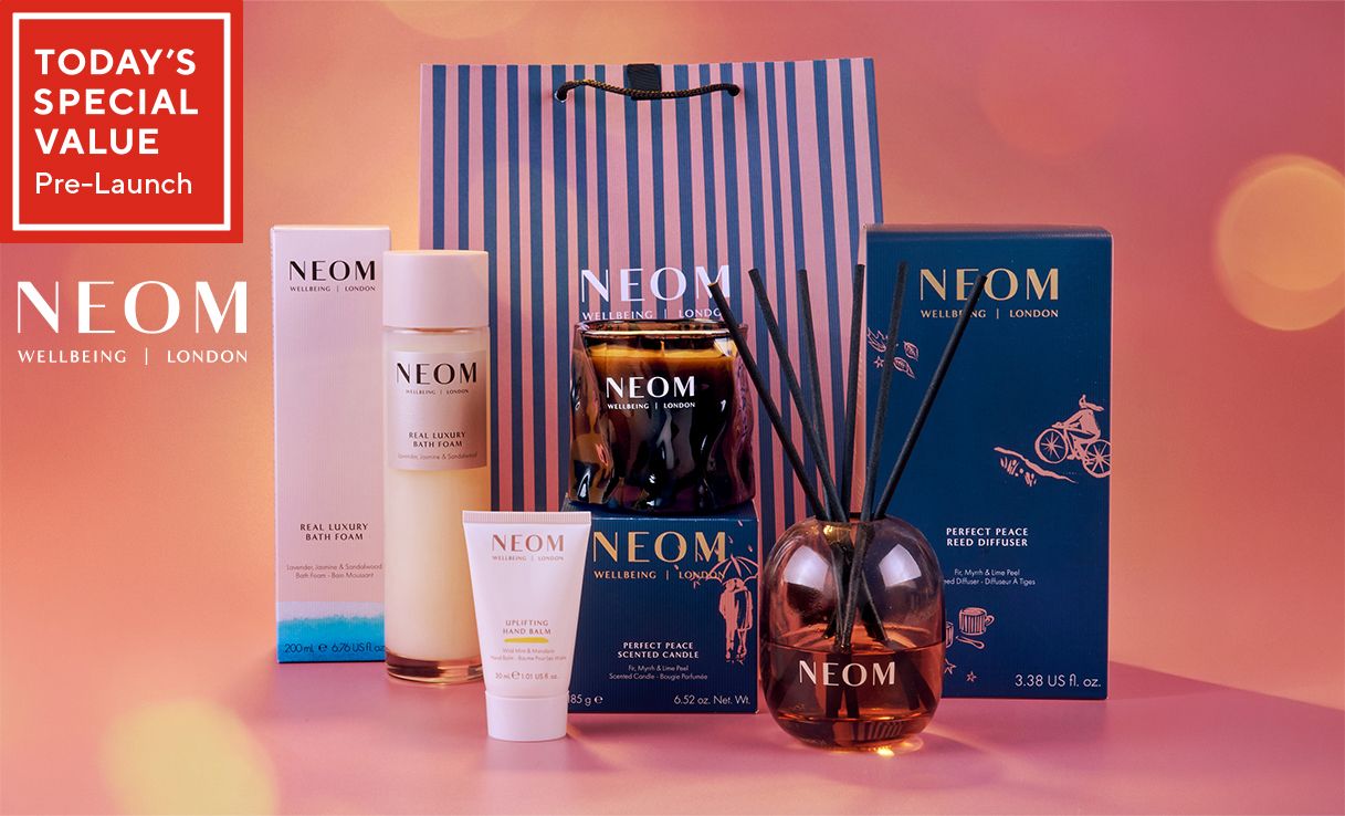Spread the cost of this NEOM Wellbeing Luxury 4 Piece Gift Collection