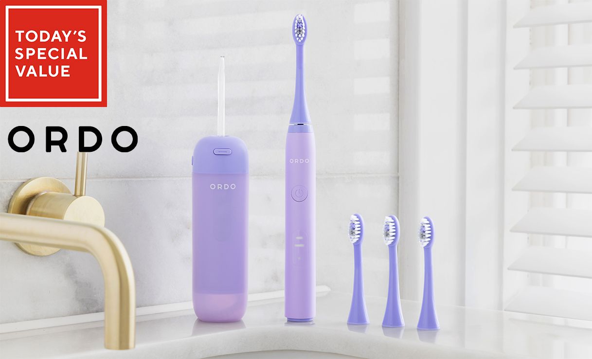 Spread the cost of the Ordo Sonic Lite and Flosser Set with 3 Additional Heads