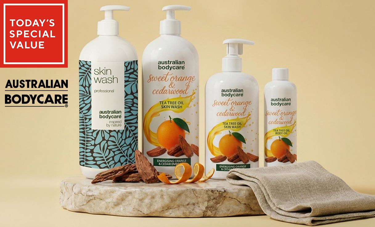 Spread the cost of this Australian Bodycare 4 Piece Summer Skin Wash & Body Oil Set