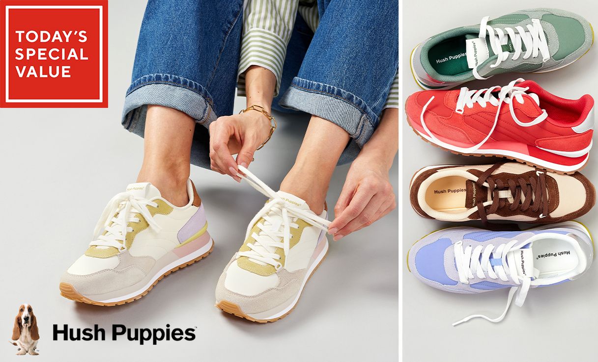 Spread the cost of these Hush Puppies Retro Runner Trainers