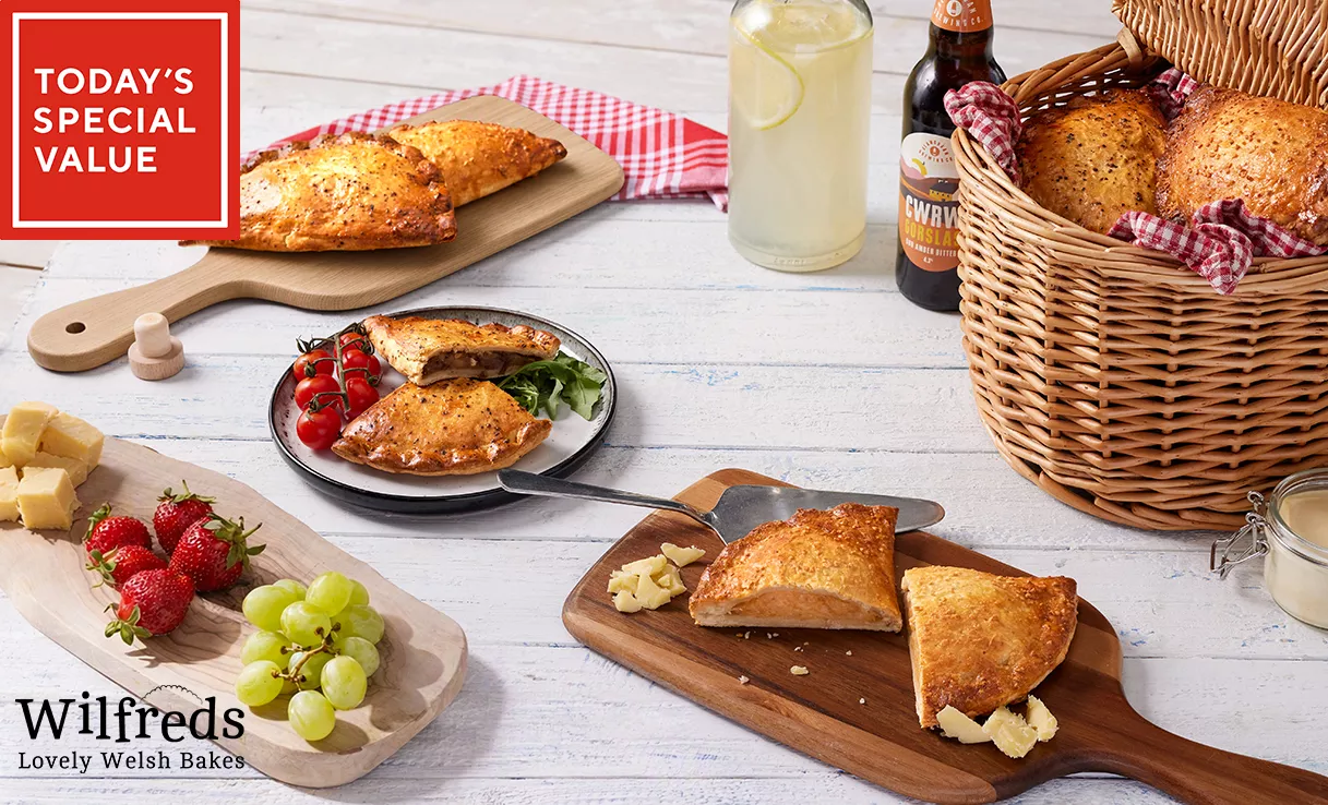 Spread the cost of this Wifred's Pies Set of 10 Welsh Oggie Pasties