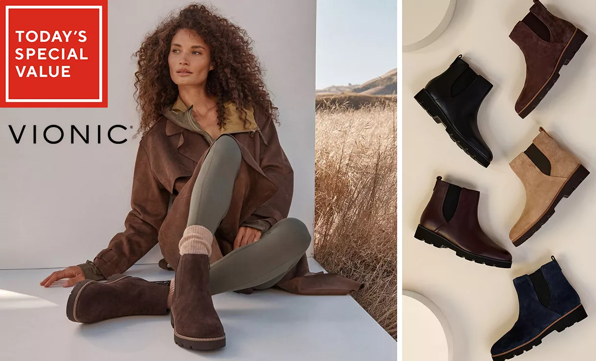 Spread the cost of this Vionic Charm Cami Leather Boot