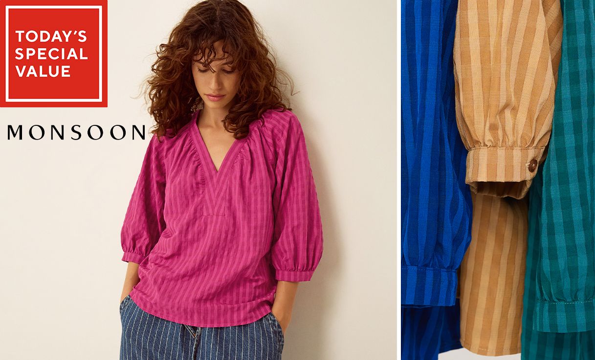 Spread the cost of this Monsoon Sophia Textured Blouse