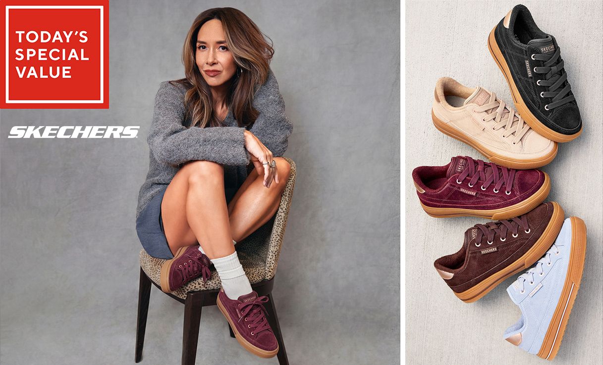 Spread the cost of this Skechers Arch Fit Gallery Suede Trainer
