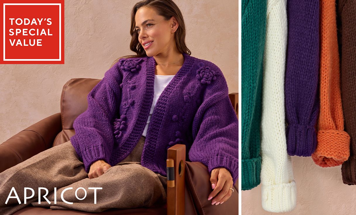 Spread the cost of this Apricot Rose Open Cardigan