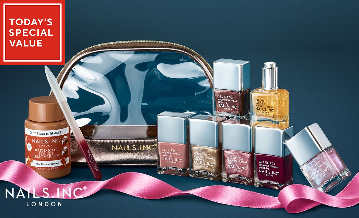 Spread the cost of this Nails Inc 8 Piece Gel Effect Polish Collection