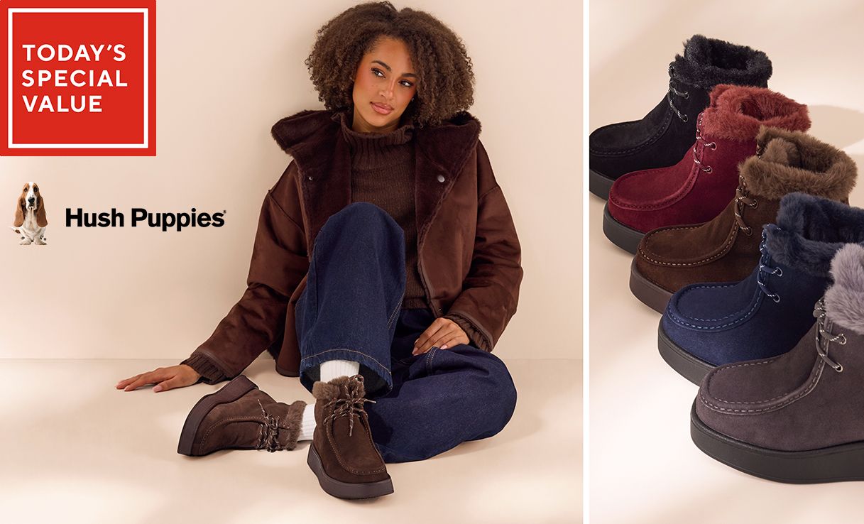 Spread the cost of this Hush Puppies Elvie Water Resistant Suede Boot